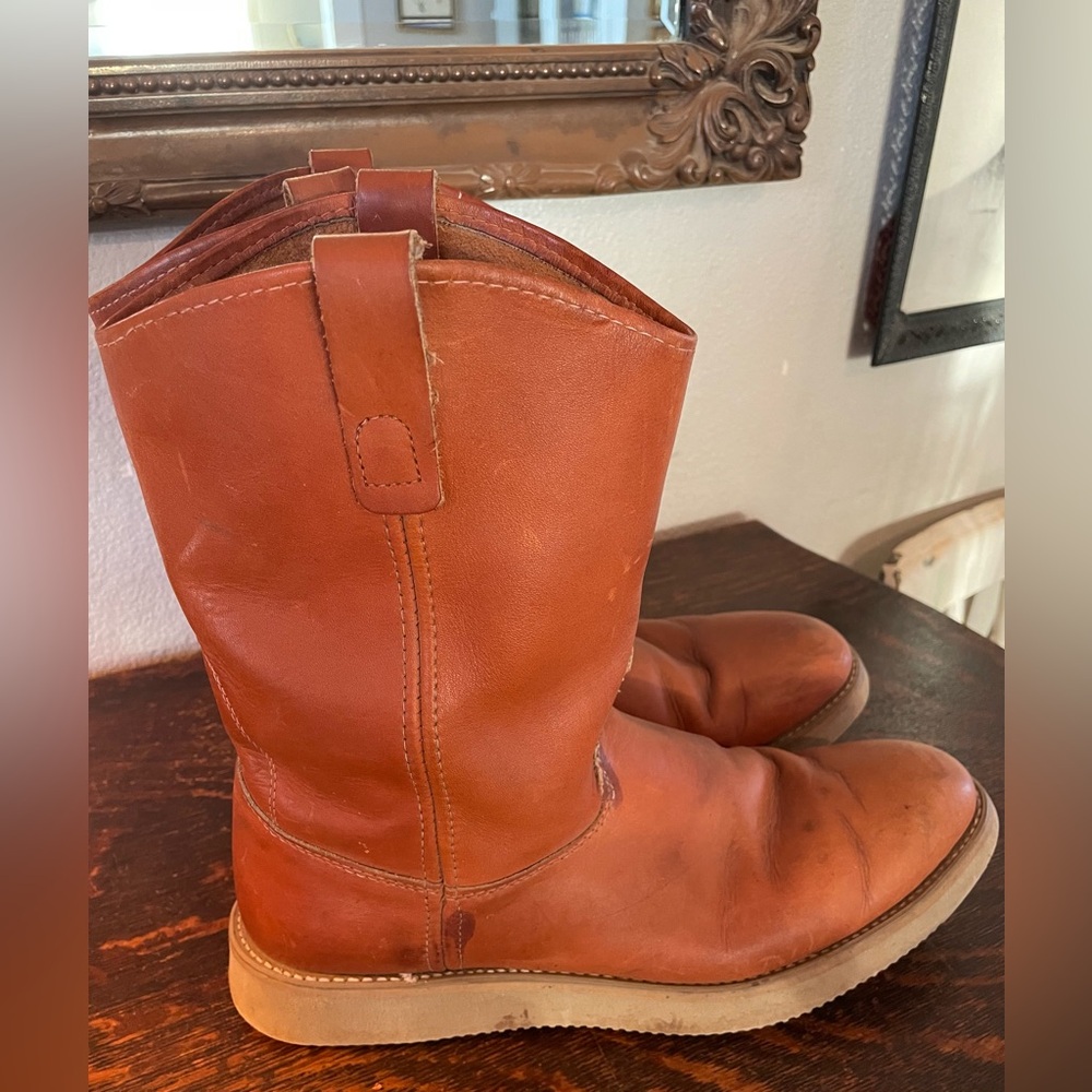 LAREDO Men’s Boots Vintage Cowboy Work Size 12 Sole Walker Waterproof Steel Toe